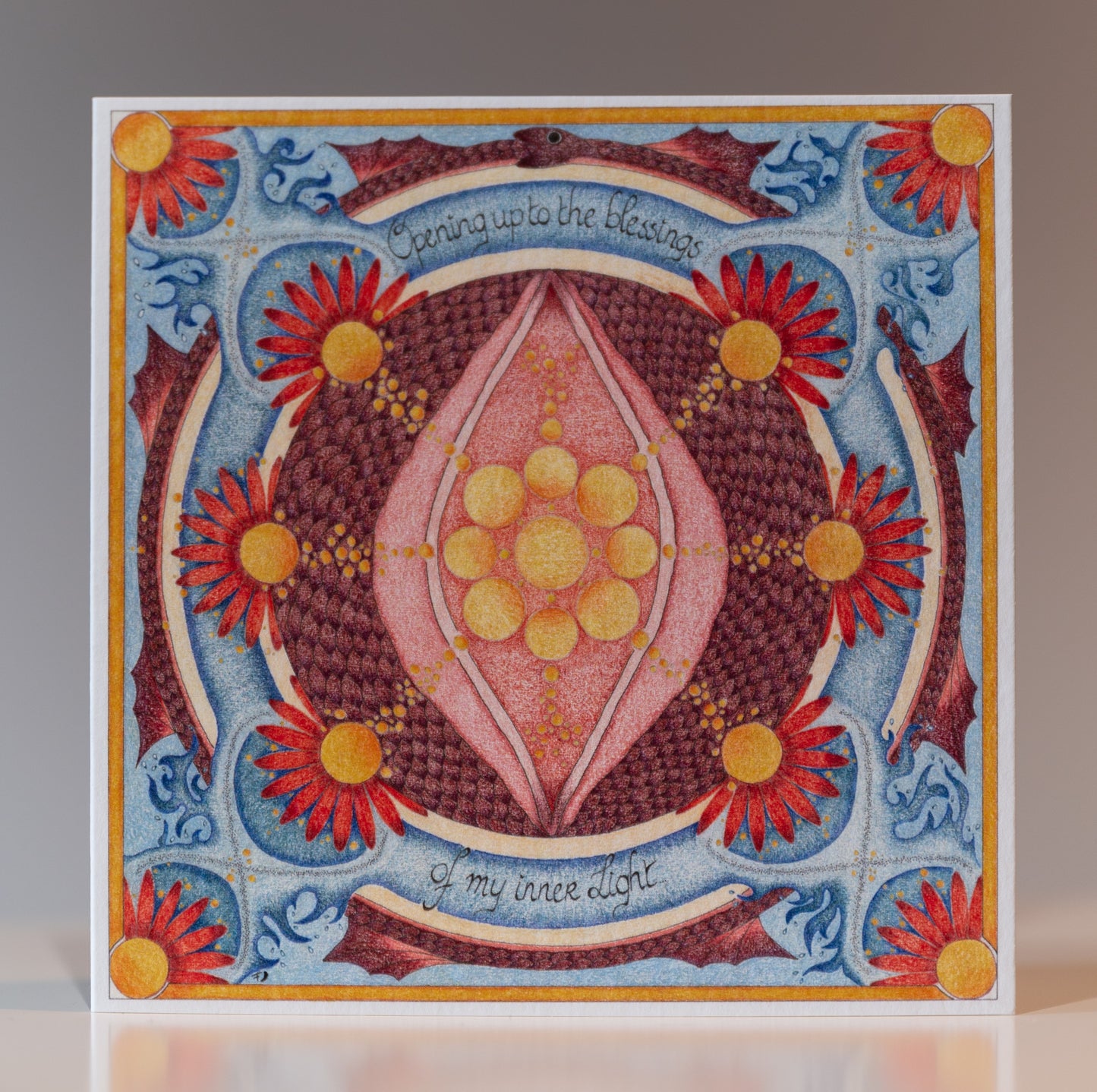 Kaart - Card FEMALE ENERGY (+enveloppe)