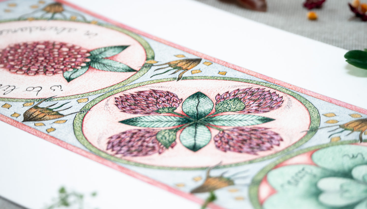 Print "To live in clover..."