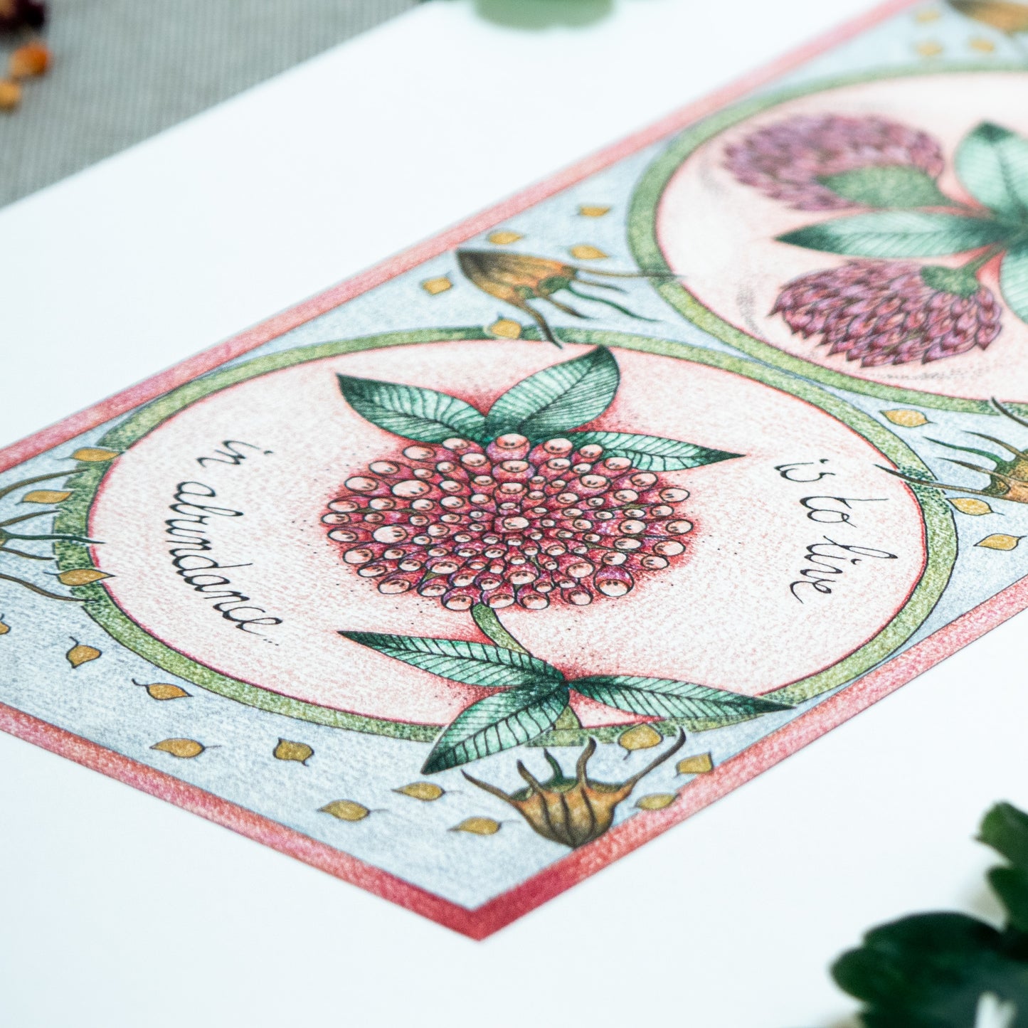 Print "To live in clover..."