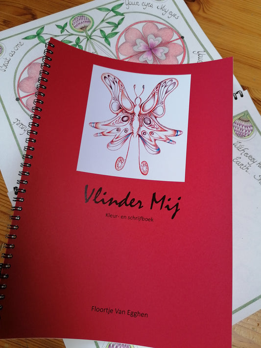 Kleur- en schrijfdagboek "Vlinder Mij" - Colouring & Writing diary "Butterfly Me"